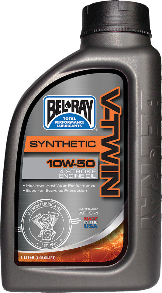 BEL-RAY V-TWIN SYNTHETIC ENGINE OIL 10W-50 1L