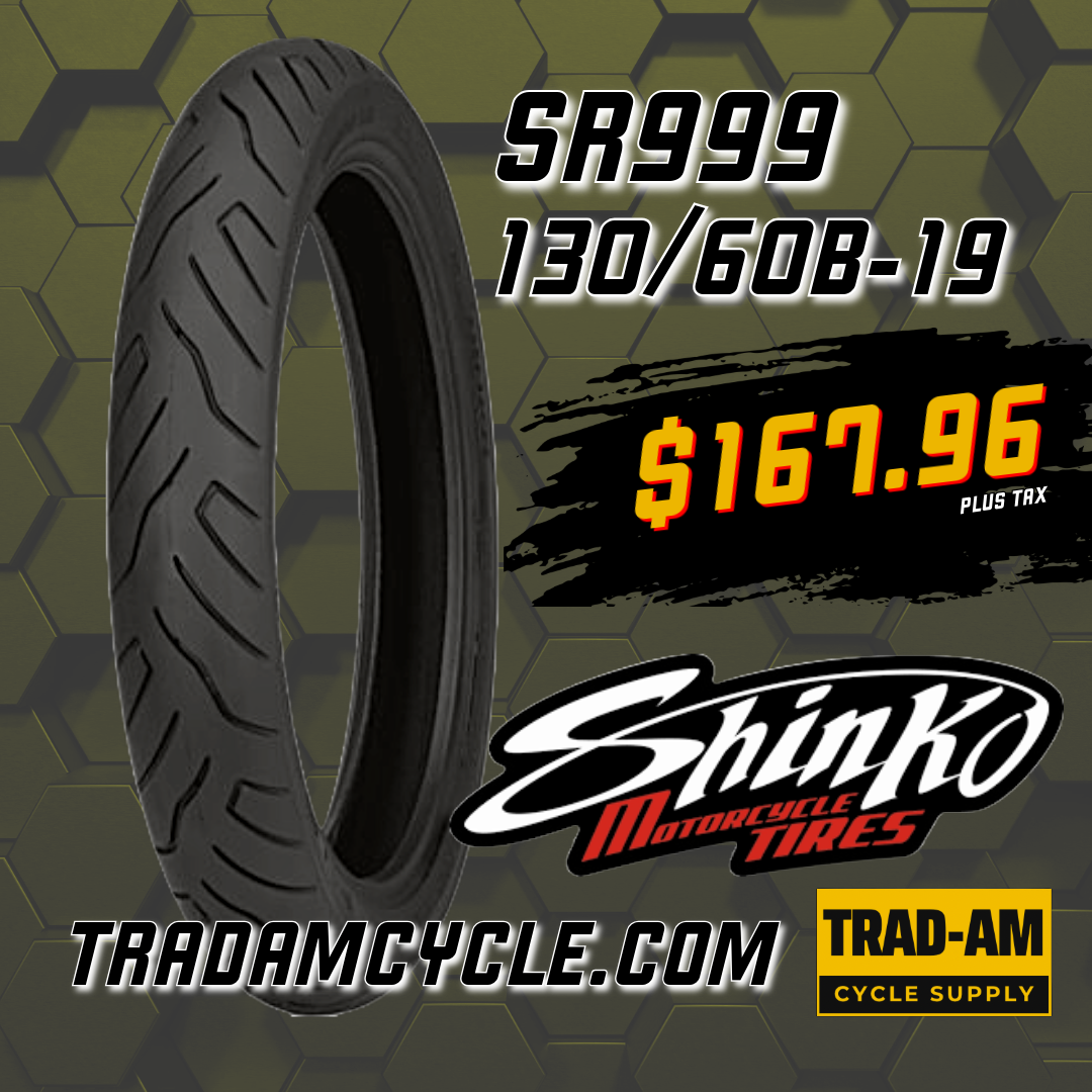 Shinko Tires - SR999 Long Haul Tire Front 130/60B-19 67H
