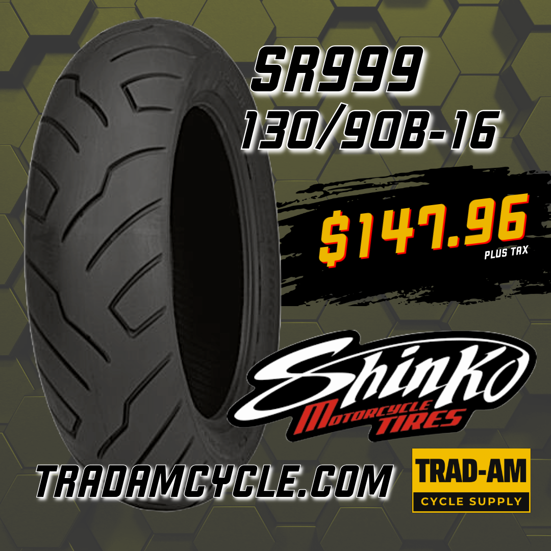 Shinko Tires - 999 Long Haul Tire Rear 130/90B-16 73H
