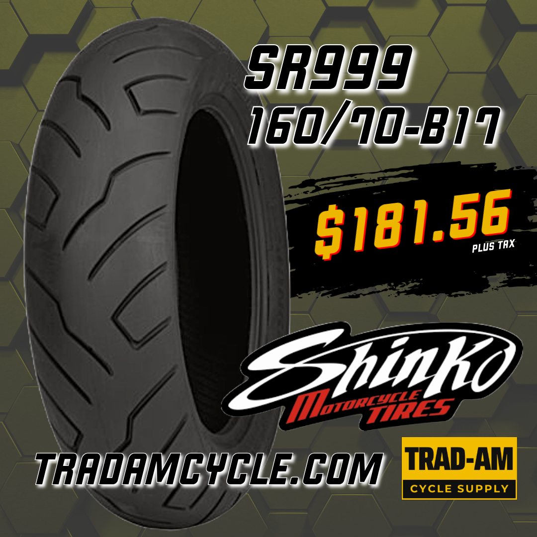 Shinko Tires - 999 Long Haul Tire Rear 160/70B-17