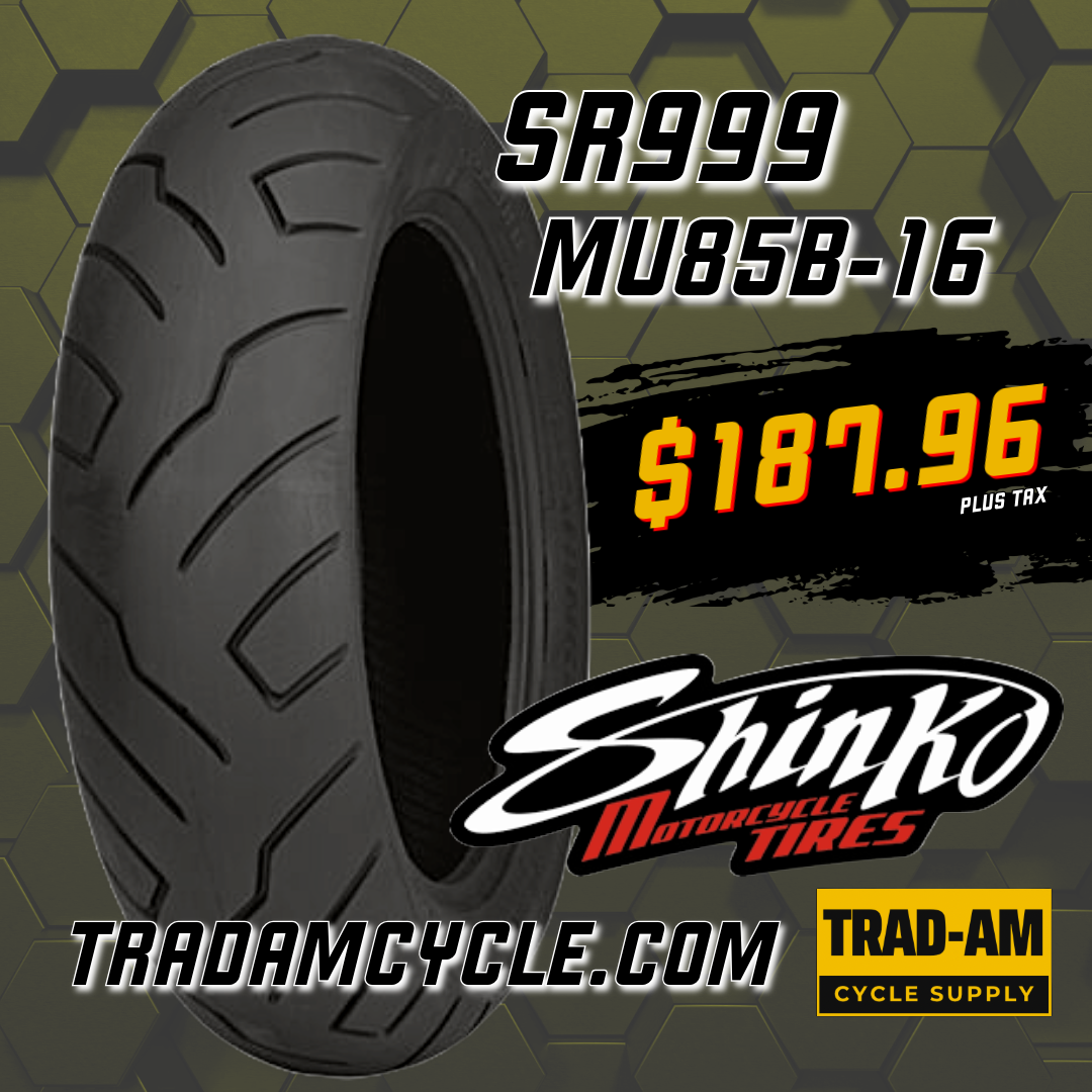 Shinko Tires - 999 Long Haul Tire Rear MU85B-16 77H